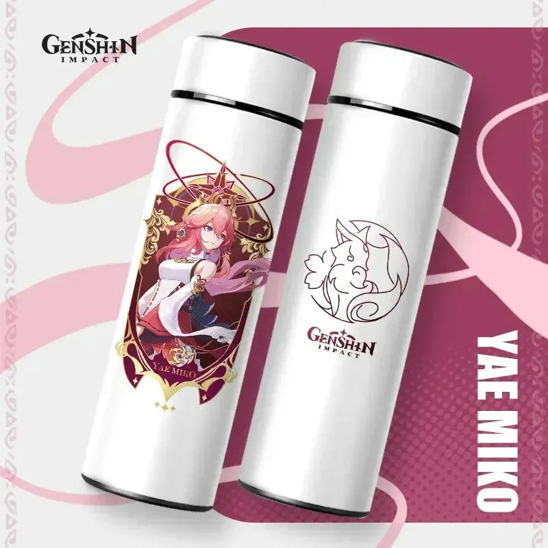 Gourde Connectée Isotherme Genshin Impact 500ml (Intelligente)