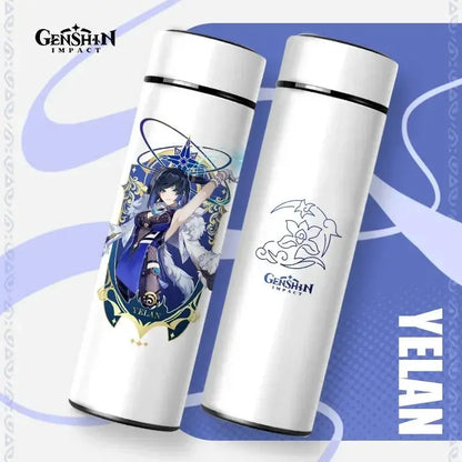 Gourde Connectée Isotherme Genshin Impact 500ml (Intelligente)