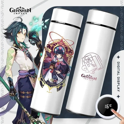 Gourde Connectée Isotherme Genshin Impact 500ml (Intelligente)