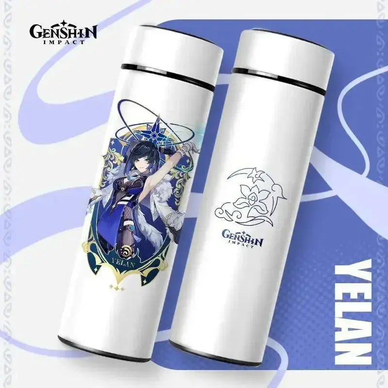 Gourde Connectée Isotherme Genshin Impact 500ml (Intelligente)