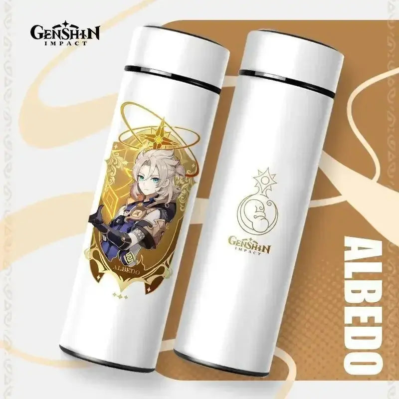 Gourde Connectée Isotherme Genshin Impact 500ml (Intelligente)