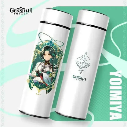 Gourde Connectée Isotherme Genshin Impact 500ml (Intelligente)