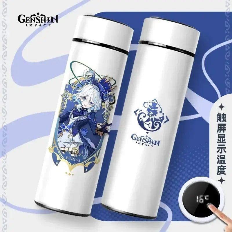 Gourde Connectée Isotherme Genshin Impact 500ml (Intelligente)