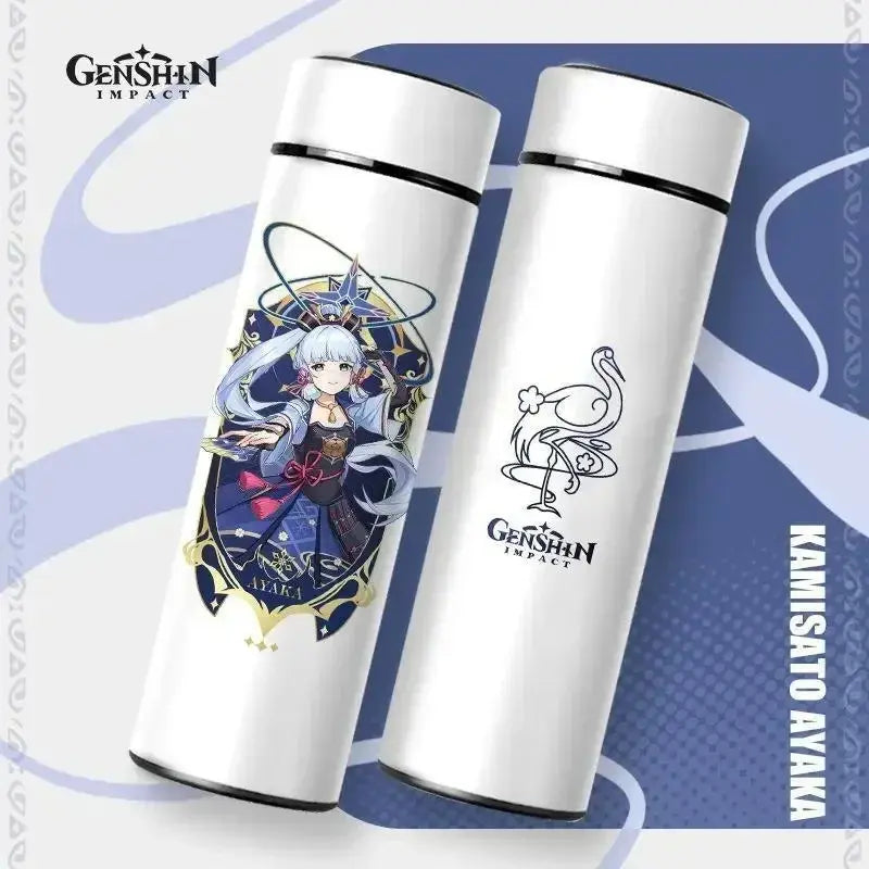 Gourde Connectée Isotherme Genshin Impact 500ml (Intelligente)