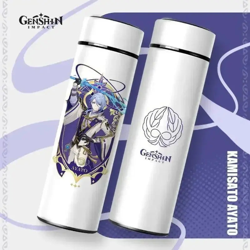 Gourde Connectée Isotherme Genshin Impact 500ml (Intelligente)