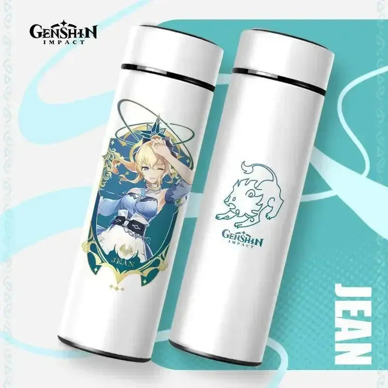 Gourde Connectée Isotherme Genshin Impact 500ml (Intelligente)