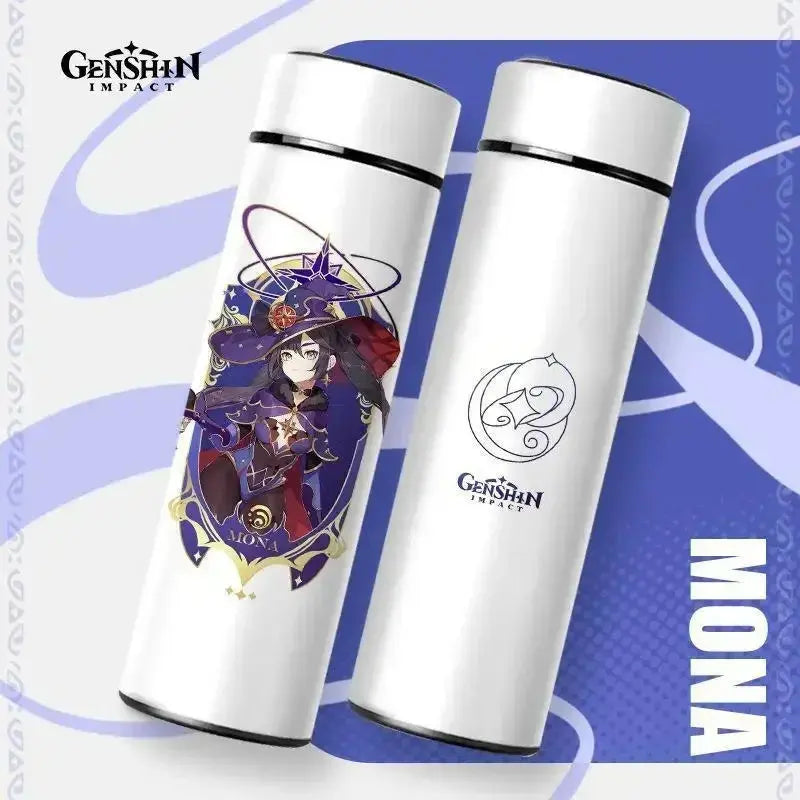 Gourde Connectée Isotherme Genshin Impact 500ml (Intelligente)