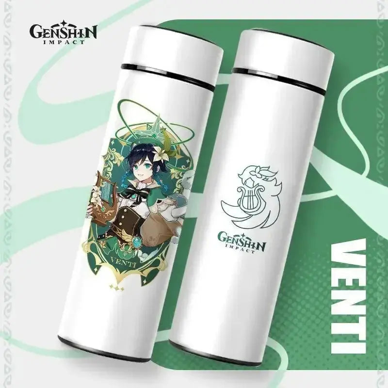 Gourde Connectée Isotherme Genshin Impact 500ml (Intelligente)
