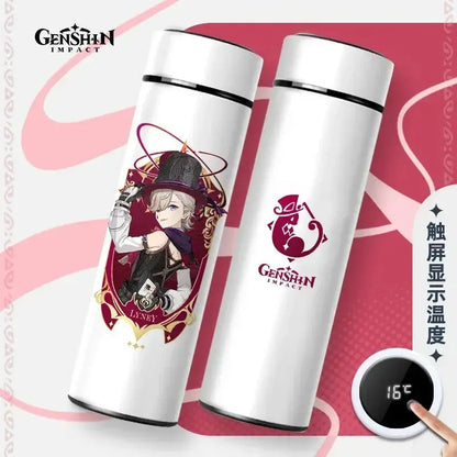 Gourde Connectée Isotherme Genshin Impact 500ml (Intelligente)