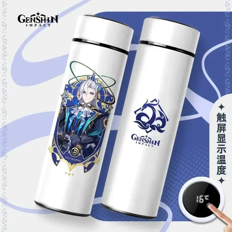Gourde Connectée Isotherme Genshin Impact 500ml (Intelligente)