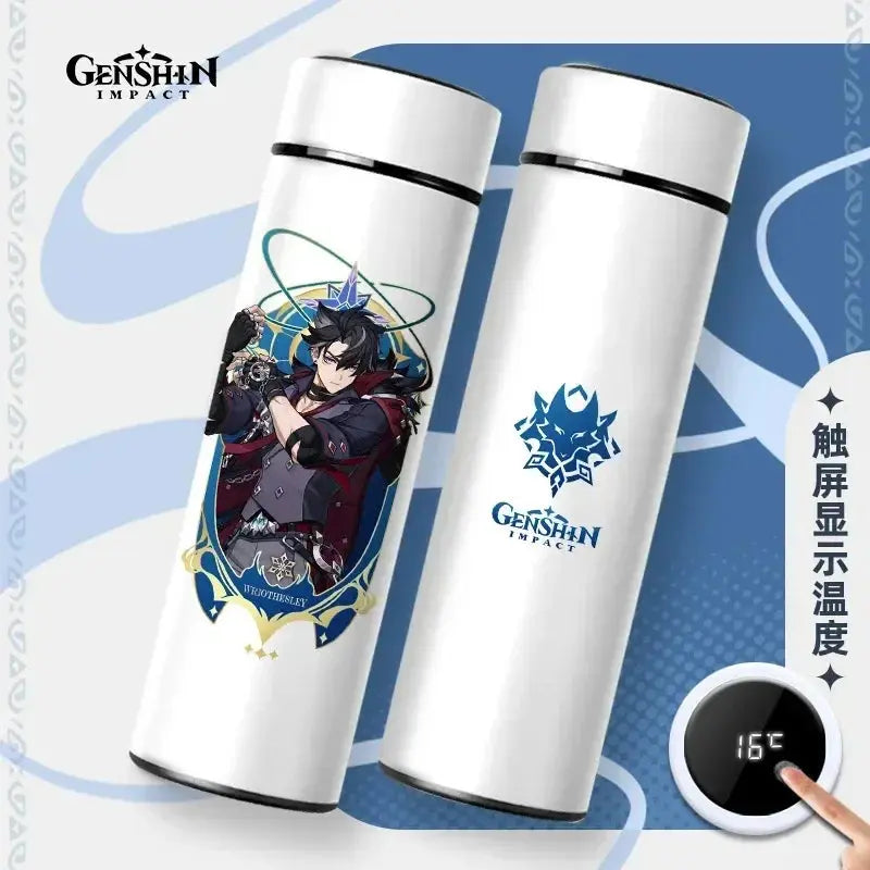 Gourde Connectée Isotherme Genshin Impact 500ml (Intelligente)