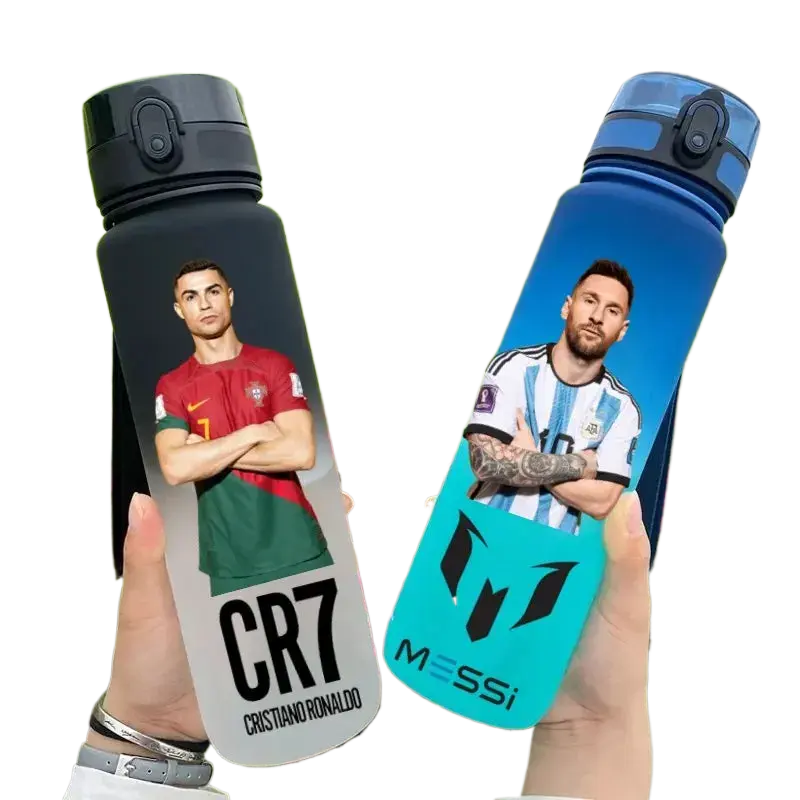 Gourde FIFA Football Star Ronaldo Messi 650ml