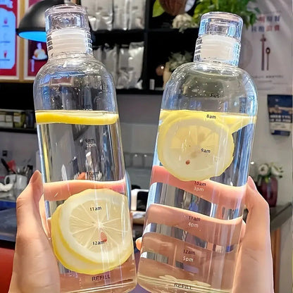 Gourde Graduée Heure 500ml (Blanche)