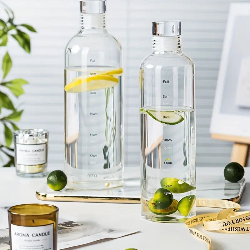 Gourde Graduée Heure 500ml (Blanche)