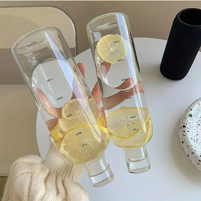 Gourde Graduée Heure 500ml (Blanche)