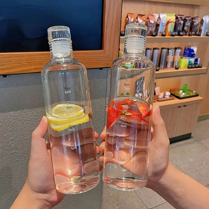 Gourde Graduée Heure 500ml (Blanche)