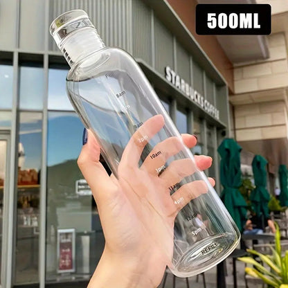 Gourde Graduée Heure 500ml (Blanche)