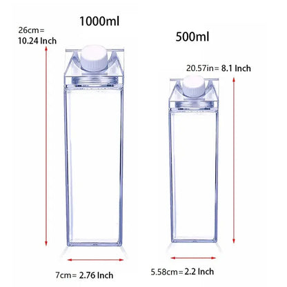 Gourde Lait Transparent 1000ml