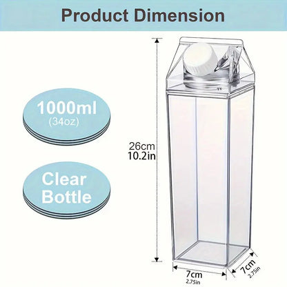 Gourde Lait Transparent 1000ml