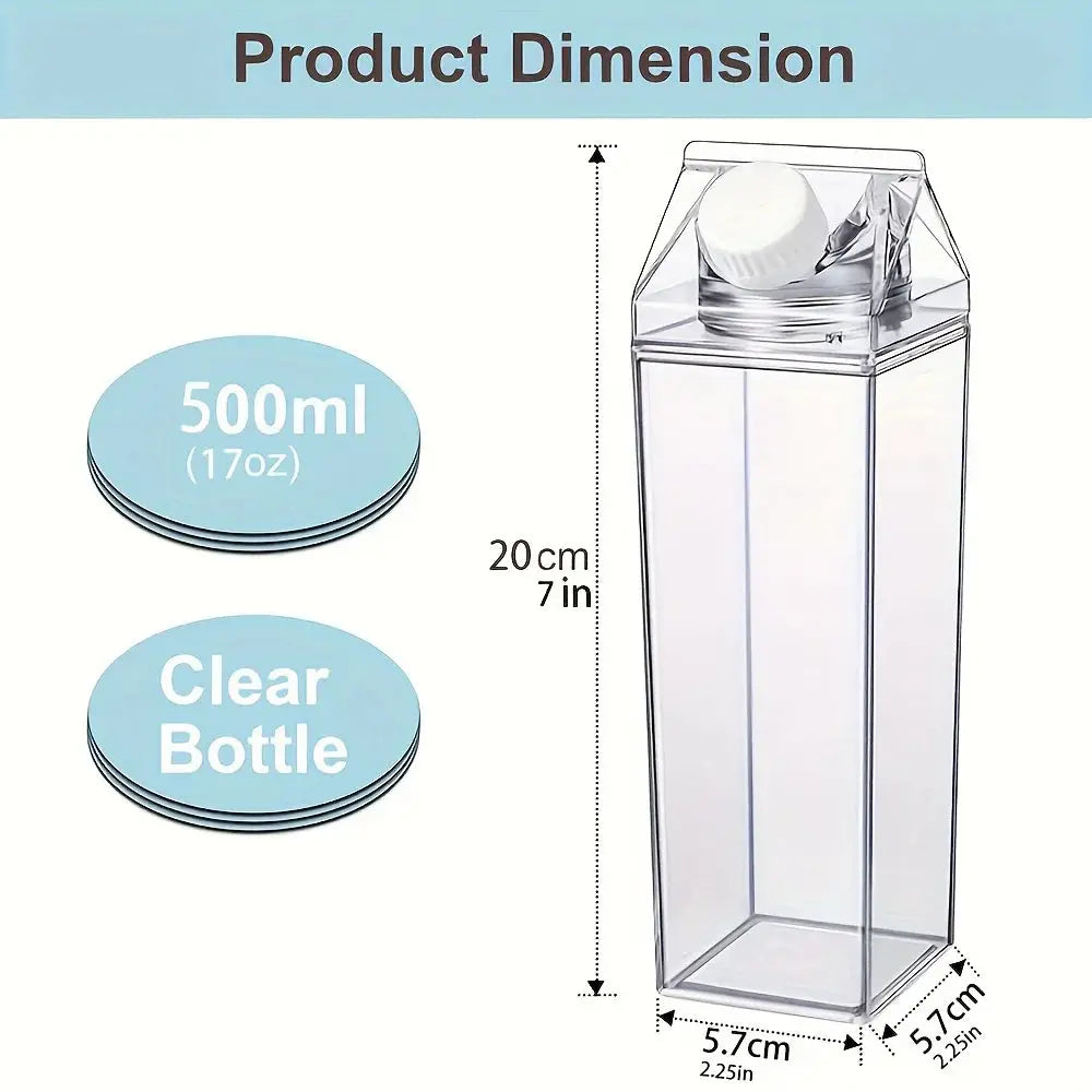 Gourde Lait Transparent 1000ml