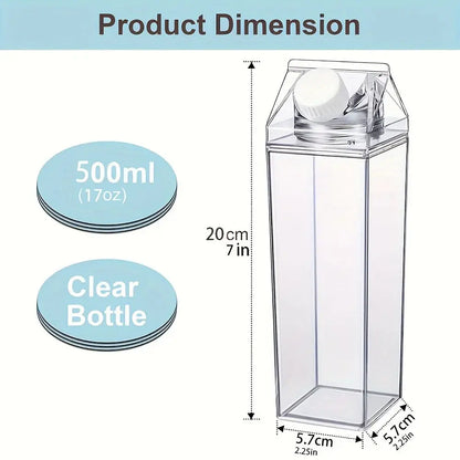 Gourde Lait Transparent 1000ml