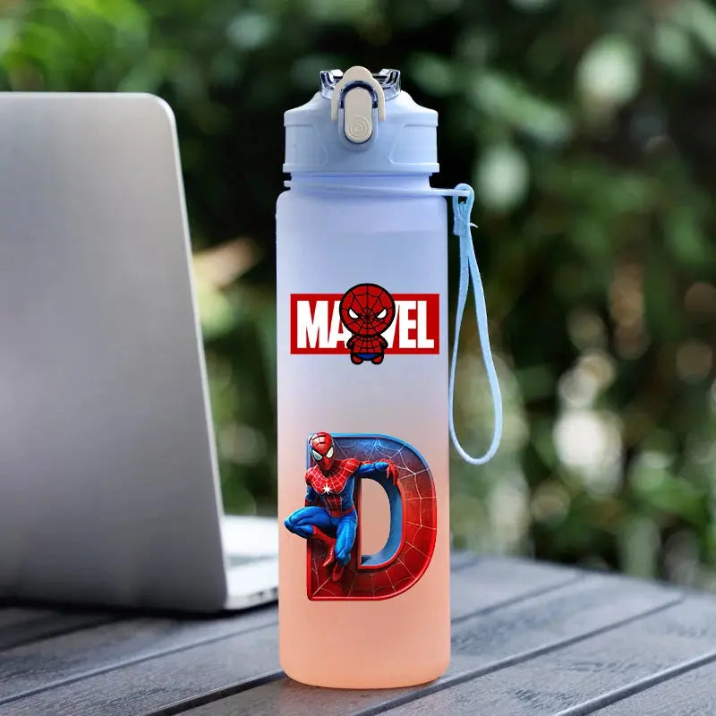 Gourde Spiderman 750ML (Lettre A-Z)
