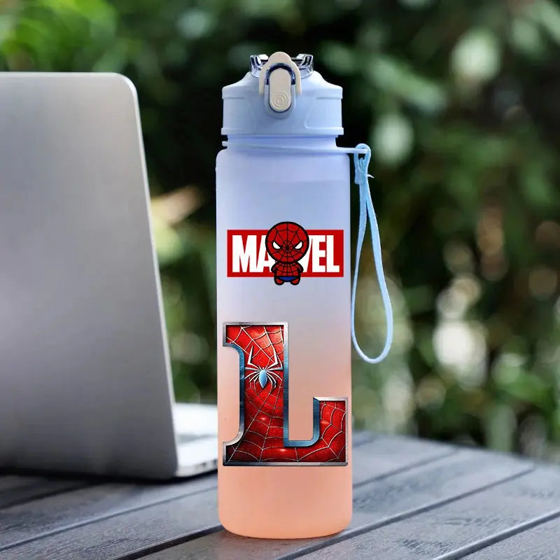 Gourde Spiderman 750ML (Lettre A-Z)