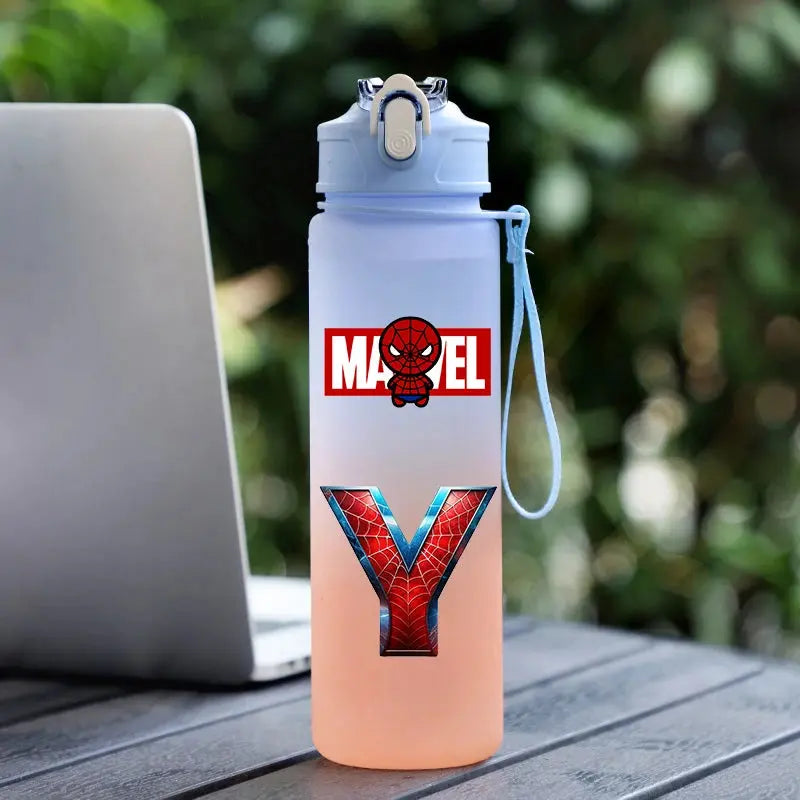 Gourde Spiderman 750ML (Lettre A-Z)