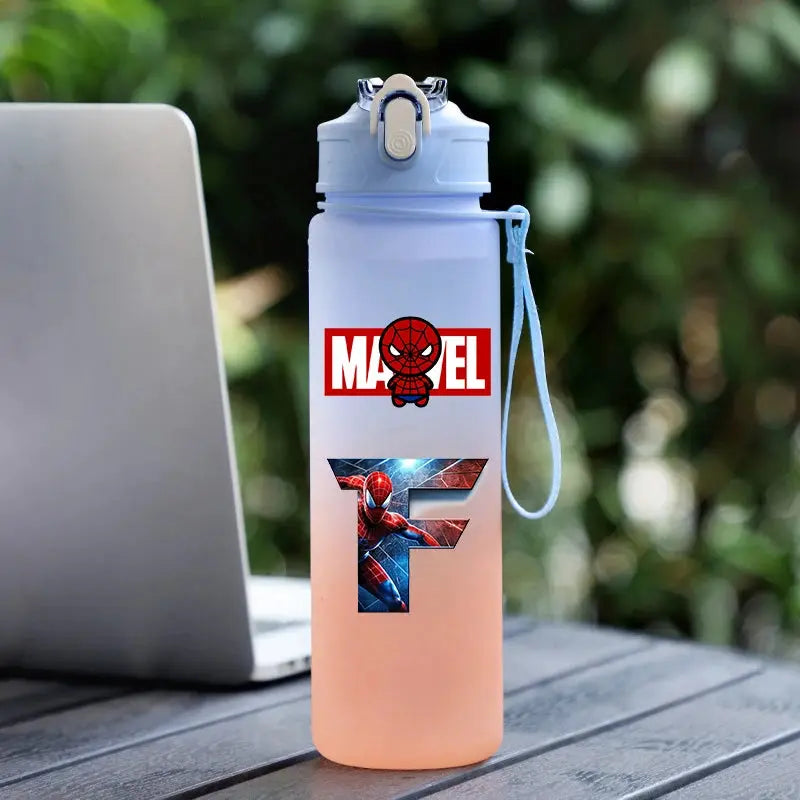Gourde Spiderman 750ML (Lettre A-Z)