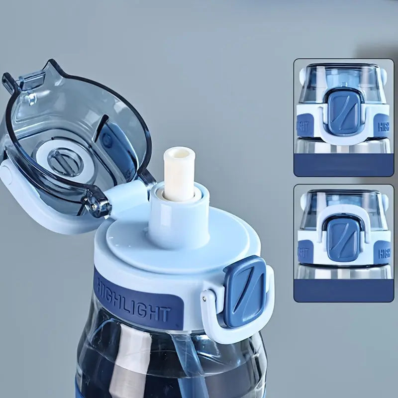 Gourde Sportive Bleu 1 Litre (Graduée)