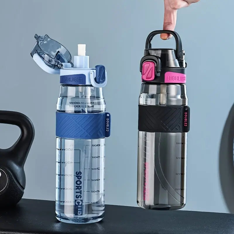 Gourde Sportive Bleu 1 Litre (Graduée)