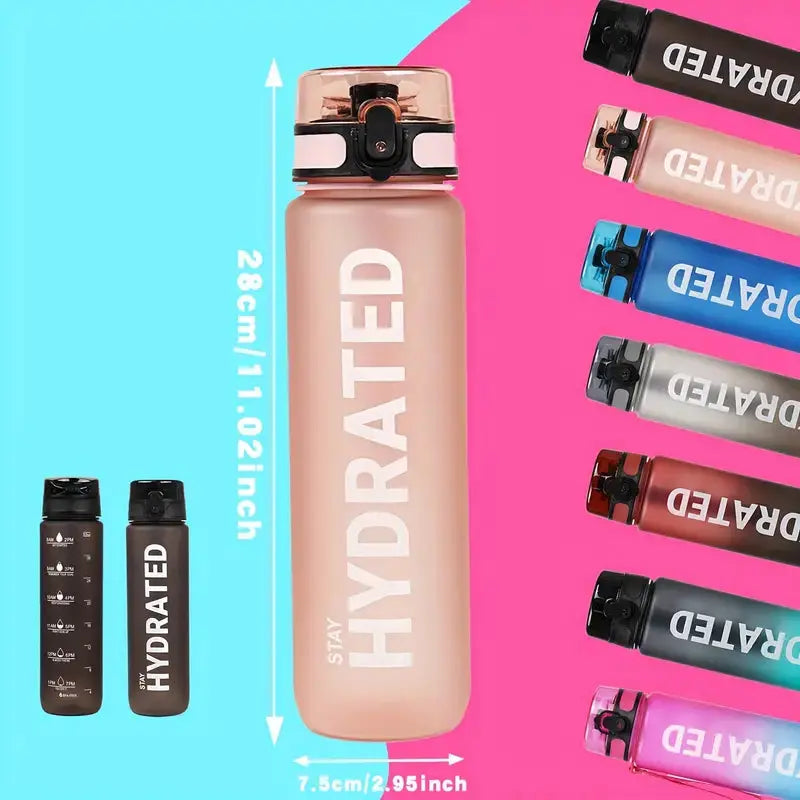 Gourde Stay Hydrated 1L avec lanière