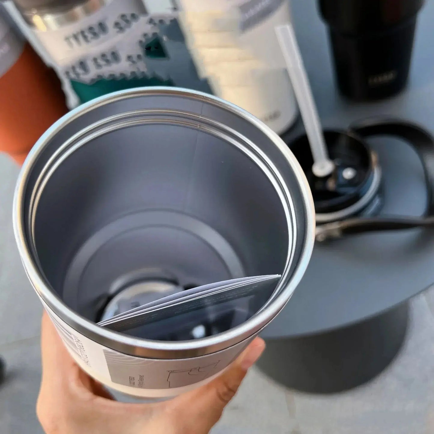 TYESO Gourde Thermos Vacuum Bottle