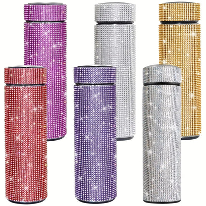 Gourde d'Eau Isotherme en Inox strass et diamant 500ml