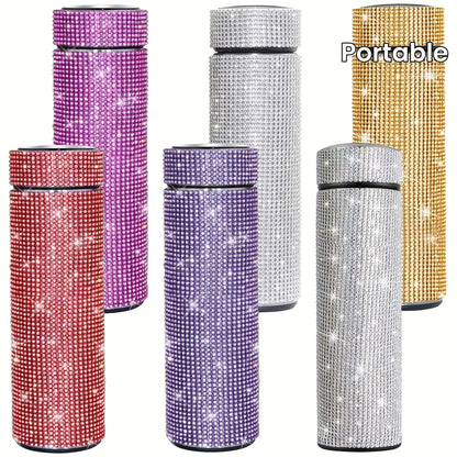 Gourde d'Eau Isotherme en Inox strass et diamant 500ml