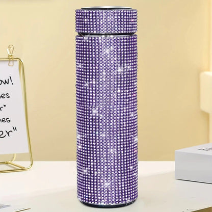 Gourde d'Eau Isotherme en Inox strass et diamant 500ml