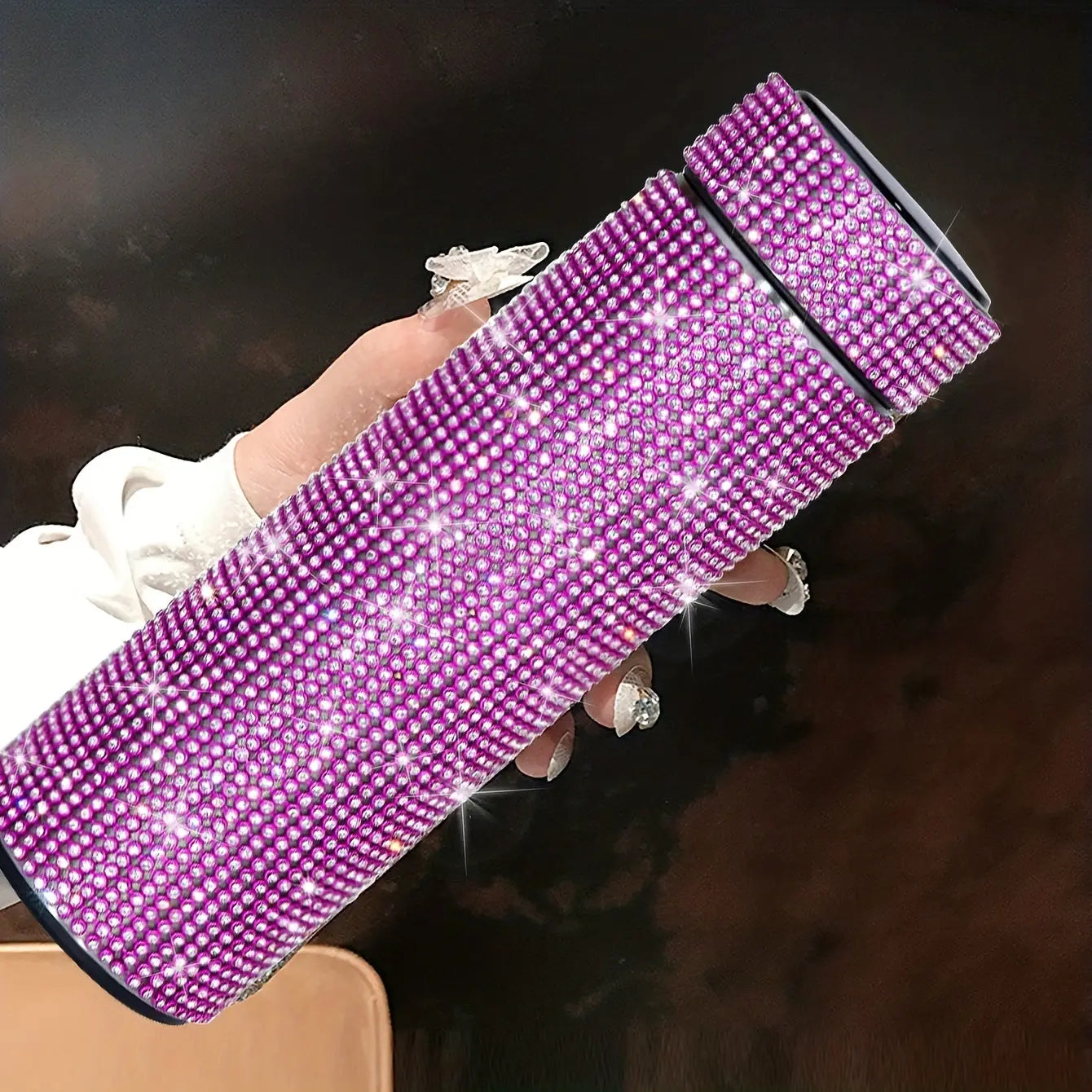 Gourde d'Eau Isotherme en Inox strass et diamant 500ml