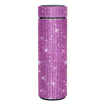 Gourde d'Eau Isotherme en Inox strass et diamant 500ml