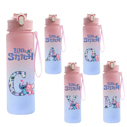 Bouteille d'Eau Stitch 750ML (Lettre A-Z)