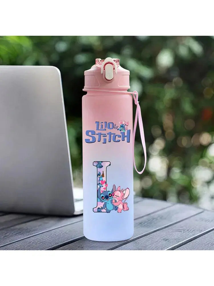 Bouteille d'Eau Stitch 750ML (Lettre A-Z)