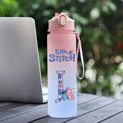 Bouteille d'Eau Stitch 750ML (Lettre A-Z)