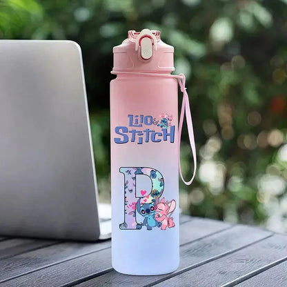 Bouteille d'Eau Stitch 750ML (Lettre A-Z)