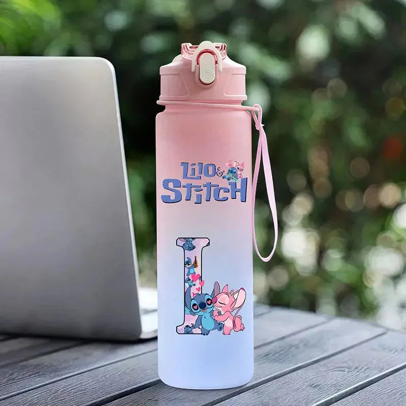 Bouteille d'Eau Stitch 750ML (Lettre A-Z)