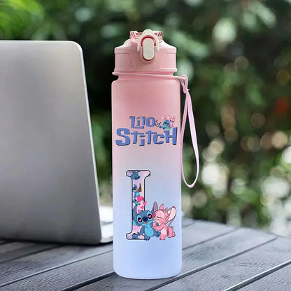 Bouteille d'Eau Stitch 750ML (Lettre A-Z)