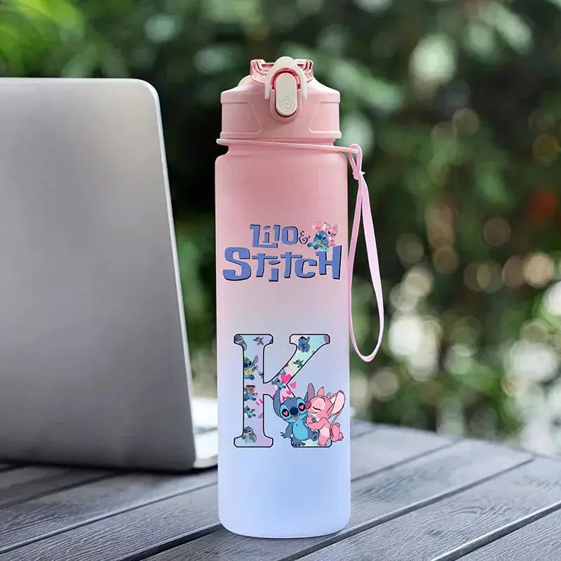 Bouteille d'Eau Stitch 750ML (Lettre A-Z)