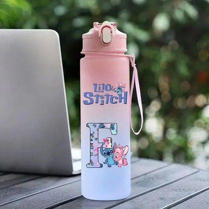 Bouteille d'Eau Stitch 750ML (Lettre A-Z)