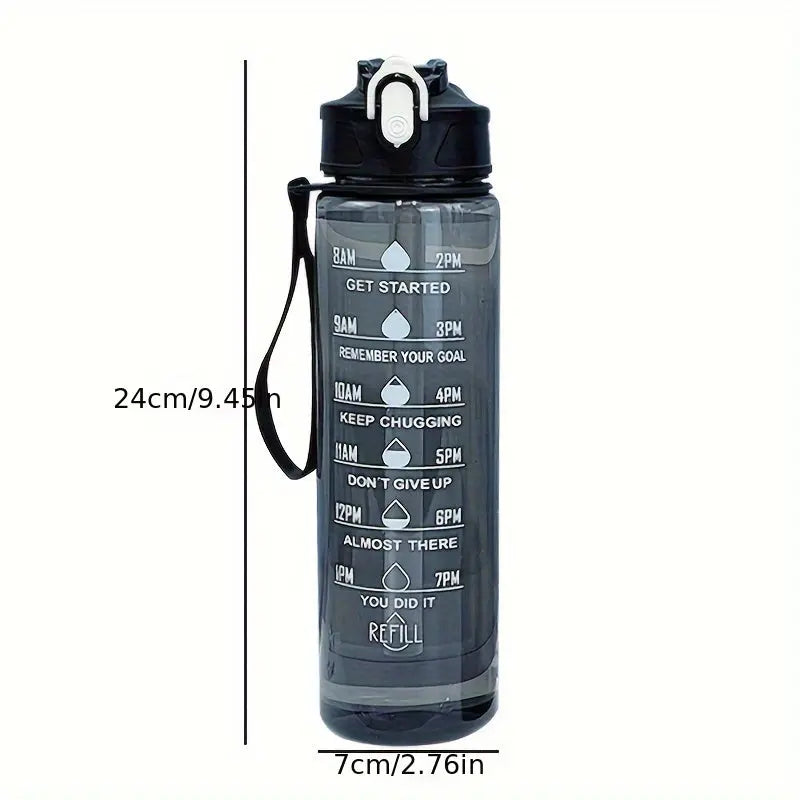 Gourde d'Eau de motivation 750ML