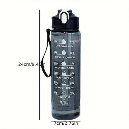 Gourde d'Eau de motivation 750ML