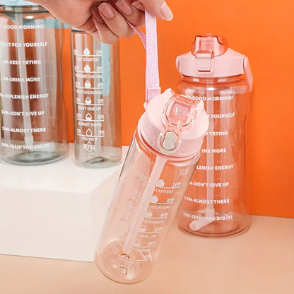 Gourde d'Eau de motivation 750ML
