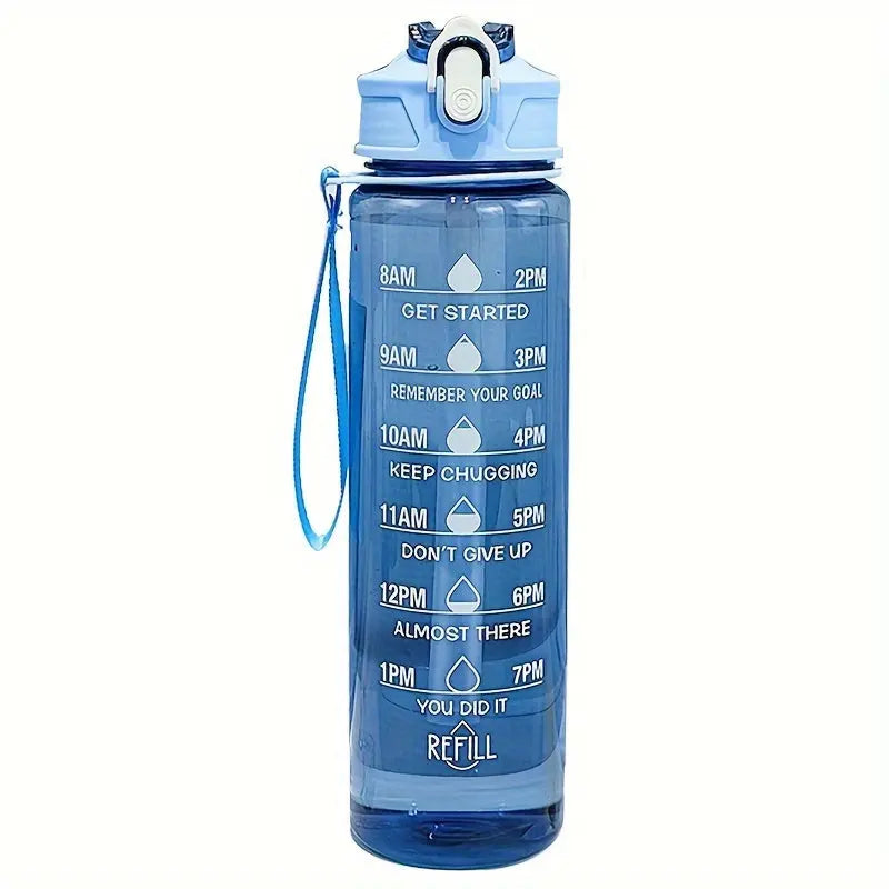 Gourde d'Eau de motivation 750ML